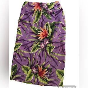 EUC! Wrapped maxi floral skirt